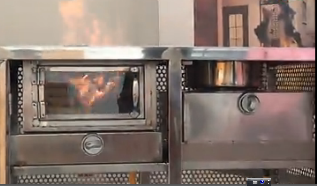  燃氣火災滅火演練裝置演示