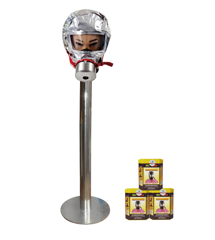 過濾式消防自救呼吸器佩戴演練裝置