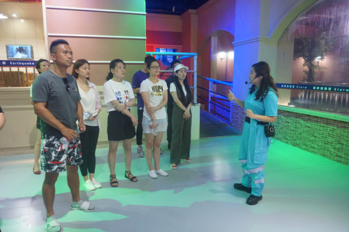 青島電視臺安全體驗館培訓