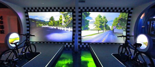 交通體驗(yàn)館模擬自行車