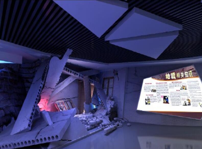 地震后現(xiàn)場復原