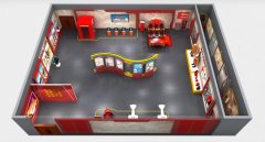 消防體驗(yàn)館科普火災(zāi)逃生知識(shí)