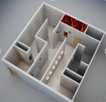 模擬煙霧逃生通道體驗系統(tǒng)