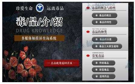 毒品的認(rèn)知體驗(yàn)系統(tǒng)